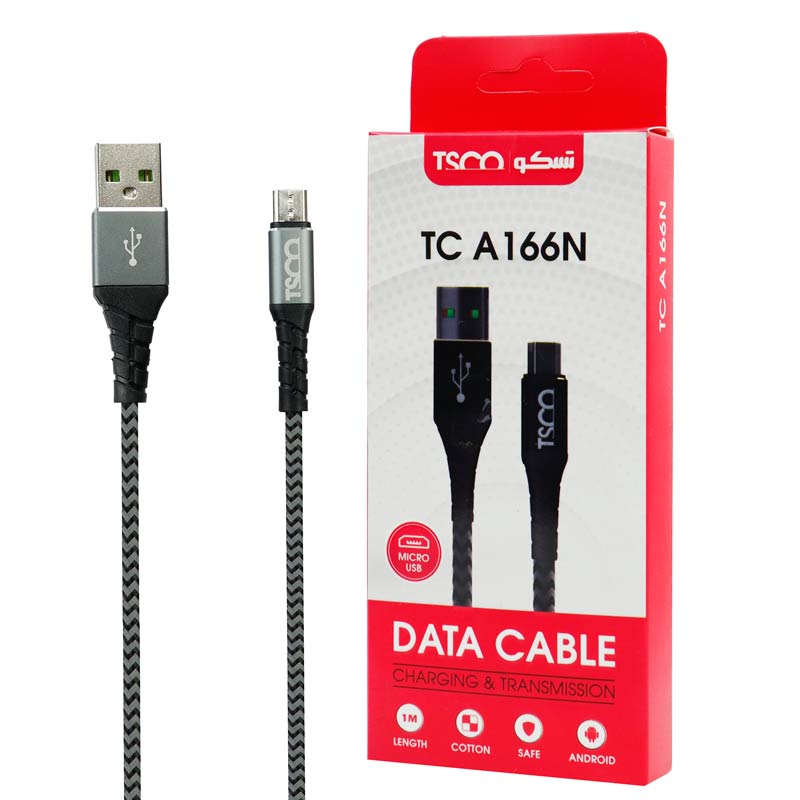 کابل میکرو یو اس بی 2.1 آمپر تسکو TC A166N طول 1 متر